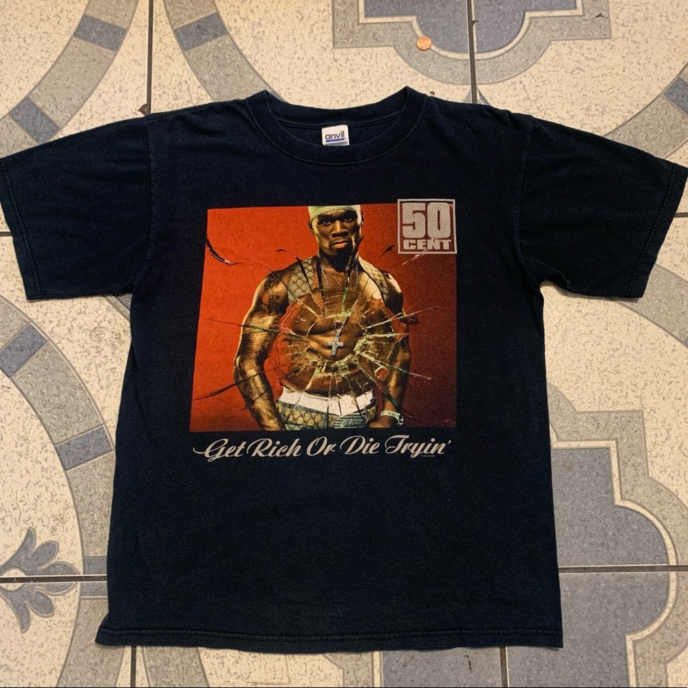 VTG ‘03 50 Cent Get Rich Or Die Tryin’ Album Tee - Picture 1 of 6